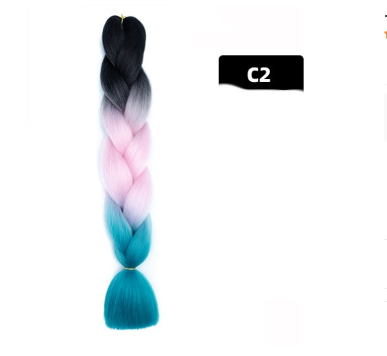Color Big Braid African Chemical Fiber High Temperature