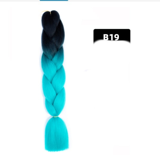 Color Big Braid African Chemical Fiber High Temperature