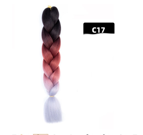 Color Big Braid African Chemical Fiber High Temperature