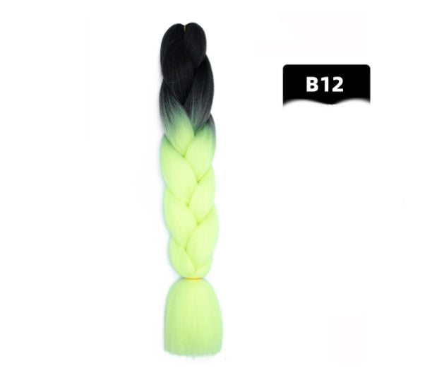 Color Big Braid African Chemical Fiber High Temperature