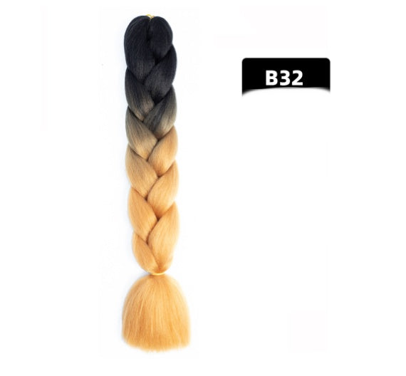 Color Big Braid African Chemical Fiber High Temperature