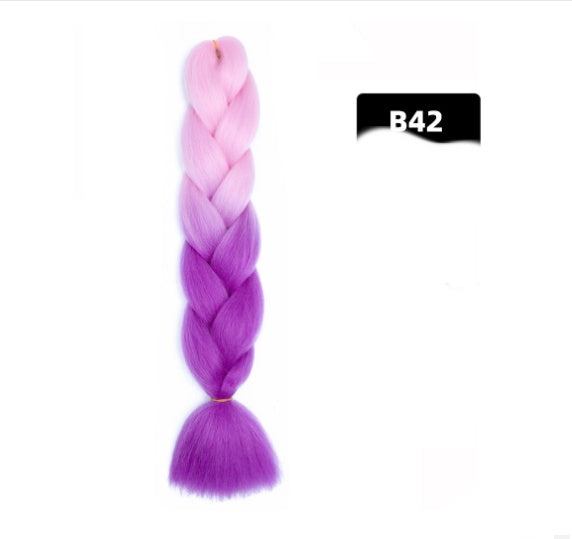 Color Big Braid African Chemical Fiber High Temperature