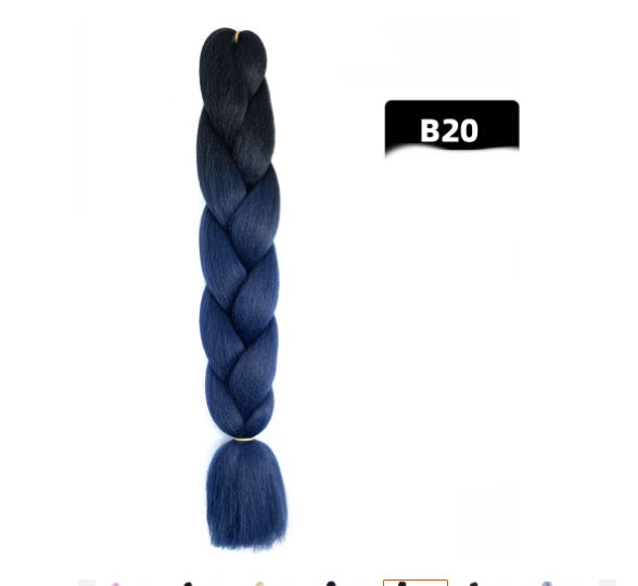 Color Big Braid African Chemical Fiber High Temperature