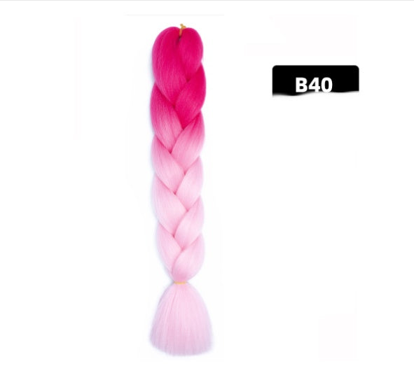 Color Big Braid African Chemical Fiber High Temperature